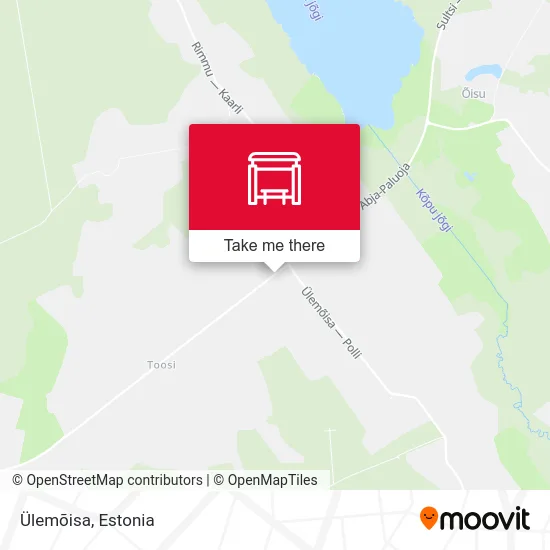 Карта Ülemõisa