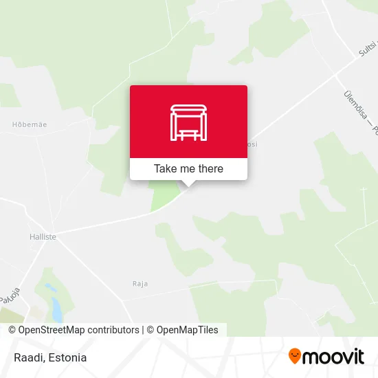 Карта Raadi