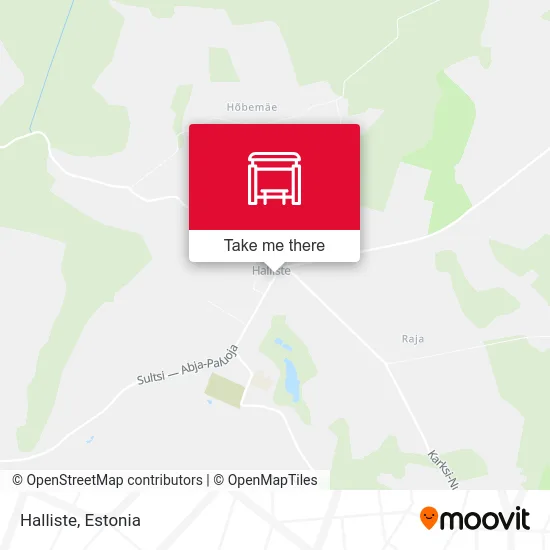 Карта Halliste