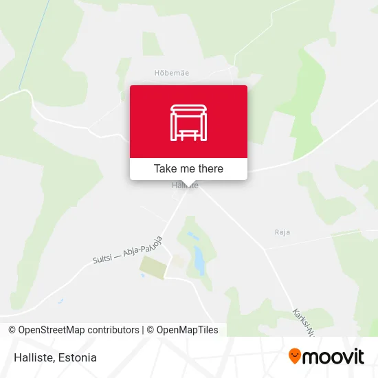 Карта Halliste