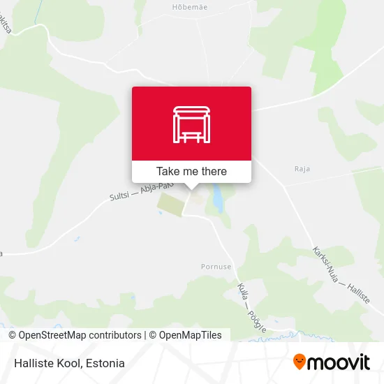 Карта Halliste Kool