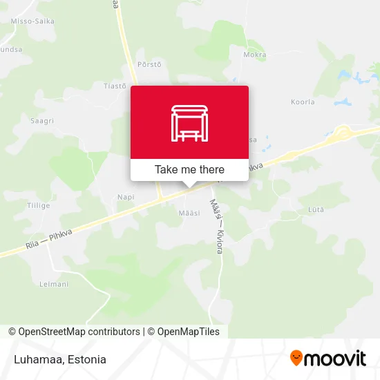 Карта Luhamaa
