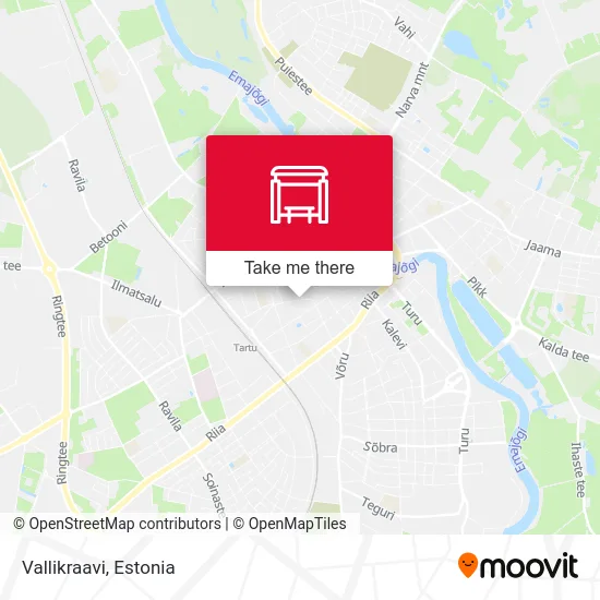 Карта Vallikraavi