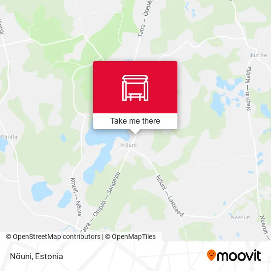 Карта Nõuni