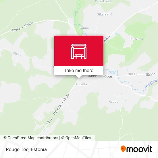 Карта Rõuge Tee
