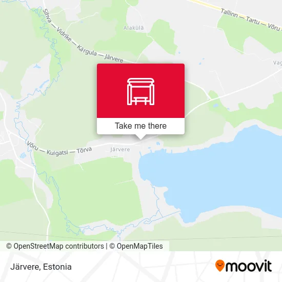 Карта Järvere