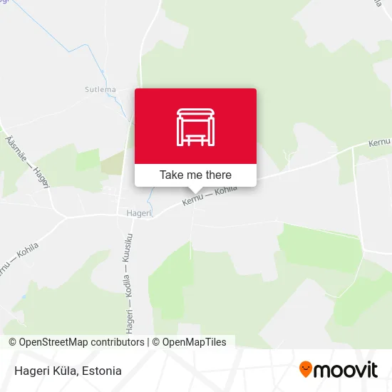 Карта Hageri Küla