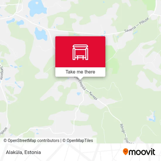 Карта Alaküla