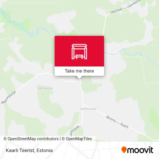 Карта Kaarli Teerist
