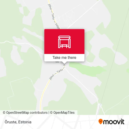 Карта Õruste