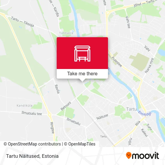 Карта Tartu Näitused