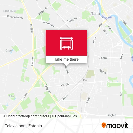 Карта Televisiooni