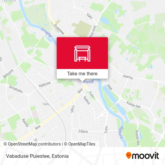 Карта Vabaduse Puiestee