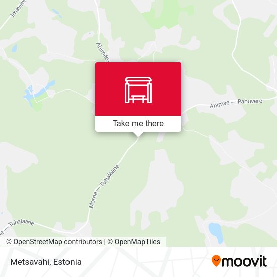 Карта Metsavahi