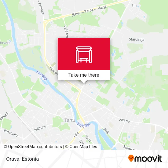 Orava map