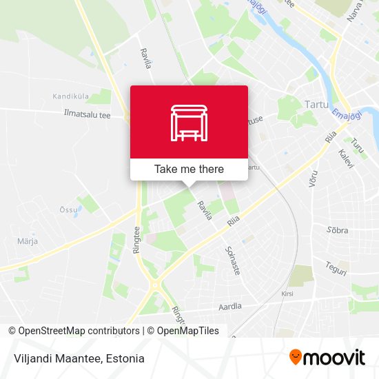 Карта Viljandi Maantee