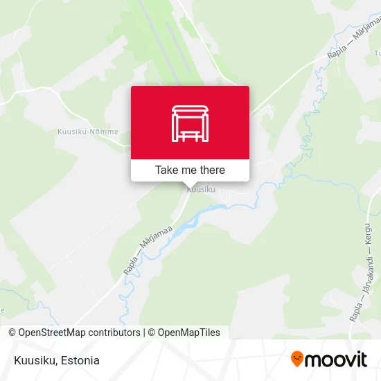 Карта Kuusiku