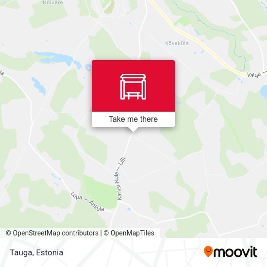 Карта Tauga