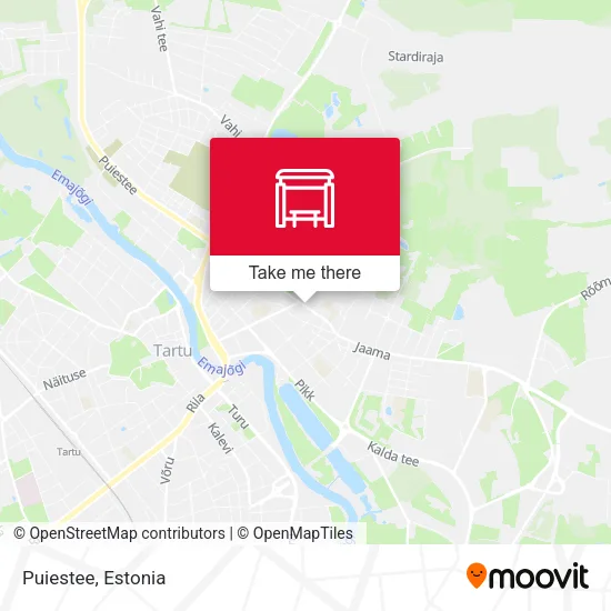 Карта Puiestee