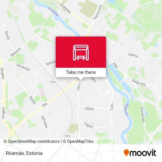 Карта Riiamäe