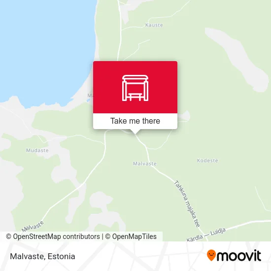 Malvaste map