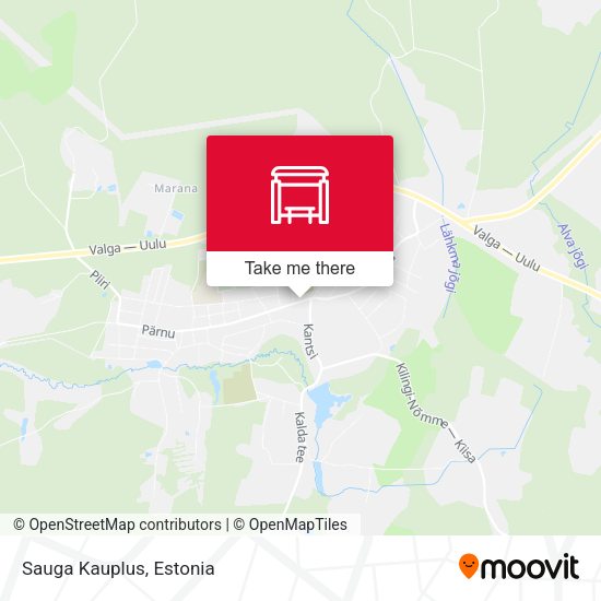 Карта Sauga Kauplus