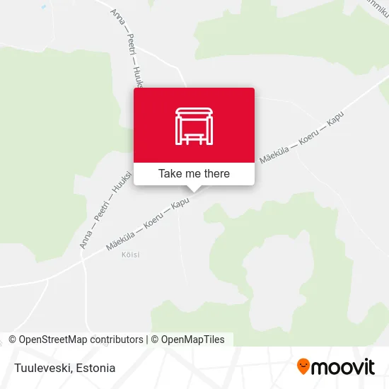 Карта Tuuleveski