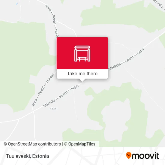 Карта Tuuleveski