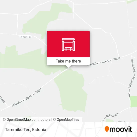 Карта Tammiku Tee
