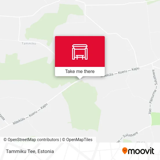 Карта Tammiku Tee