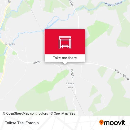 Карта Taikse Tee