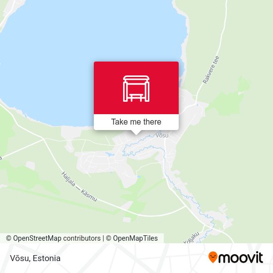 Карта Võsu
