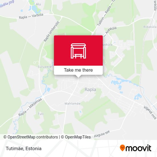 Карта Tutimäe