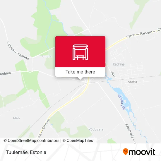 Карта Tuulemäe