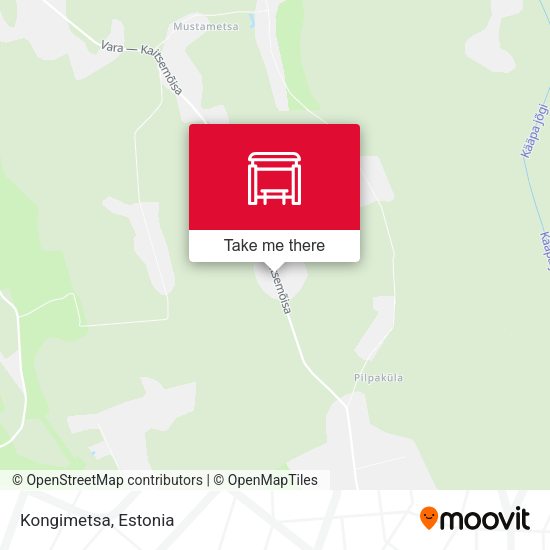 Карта Kongimetsa