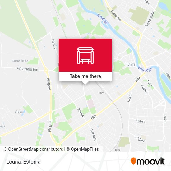 Карта Lõuna