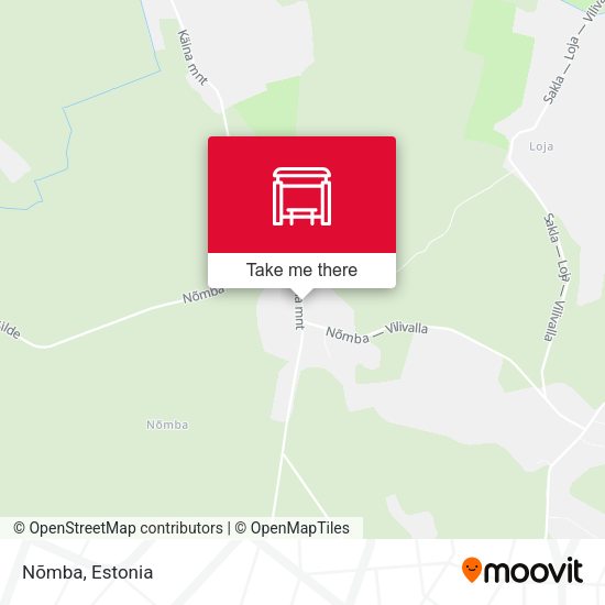 Карта Nõmba