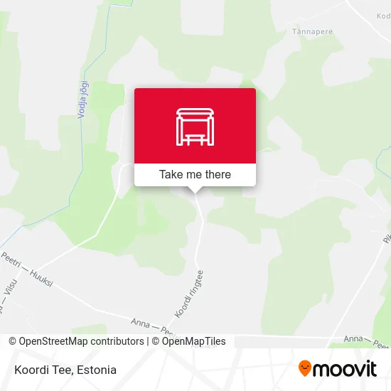 Карта Koordi Tee