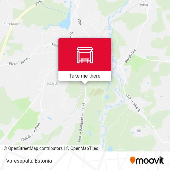 Карта Varesepalu