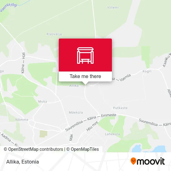 Карта Allika