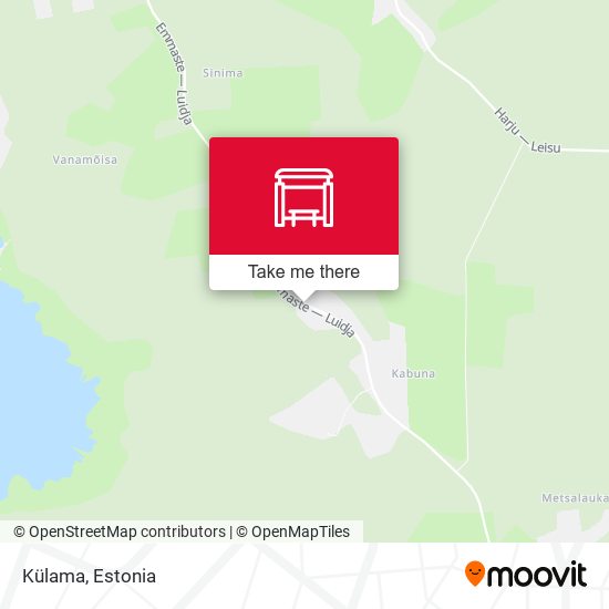 Карта Külama