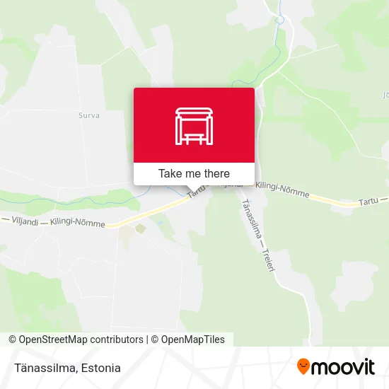 Карта Tänassilma