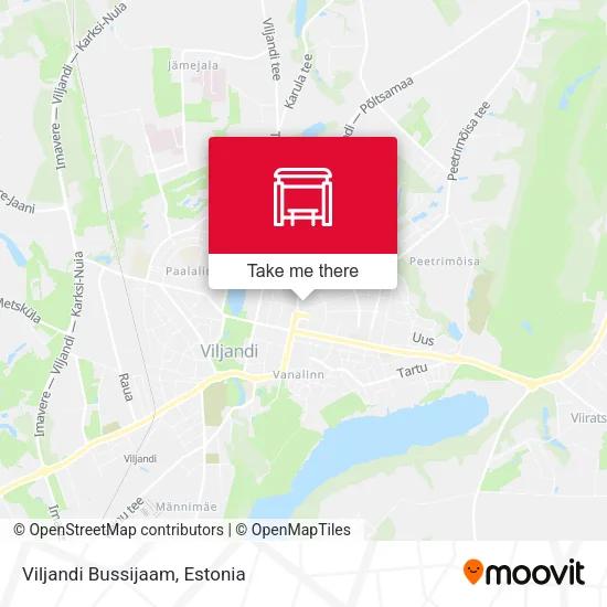 Viljandi Bussijaam map