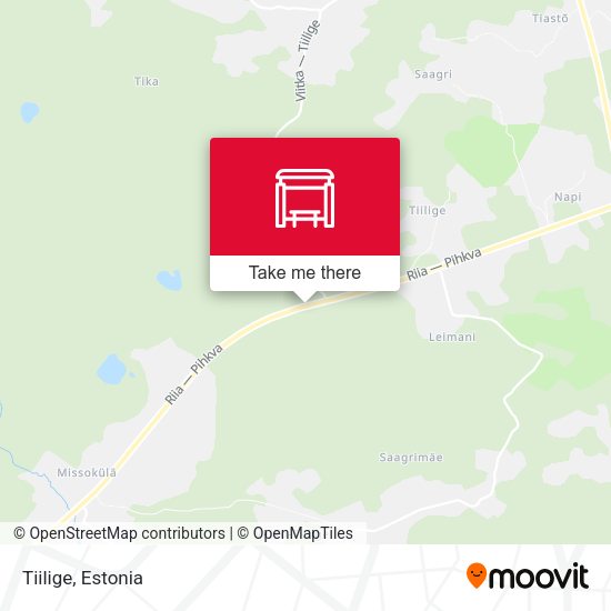 Карта Tiilige
