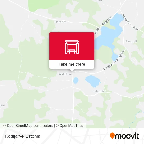 Карта Kodijärve