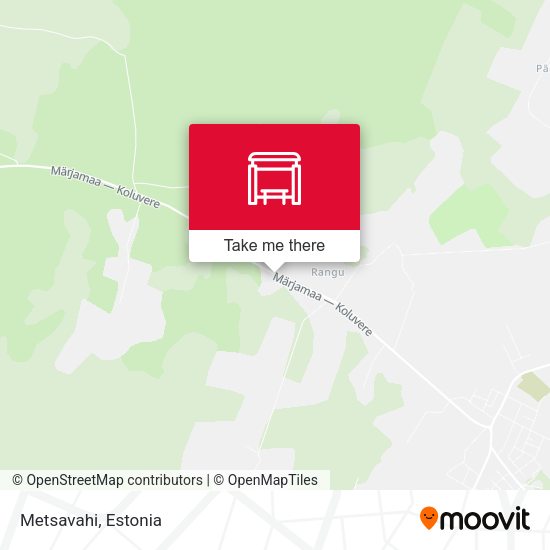 Карта Metsavahi