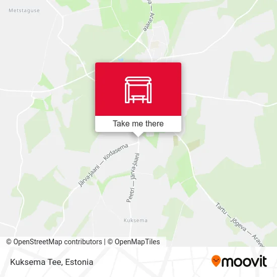 Карта Kuksema Tee