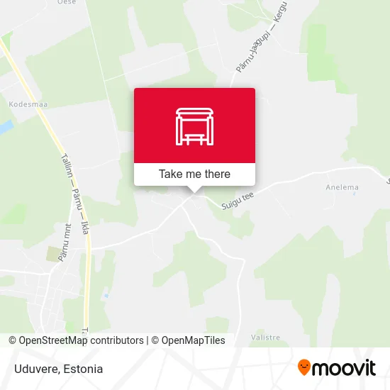 Карта Uduvere