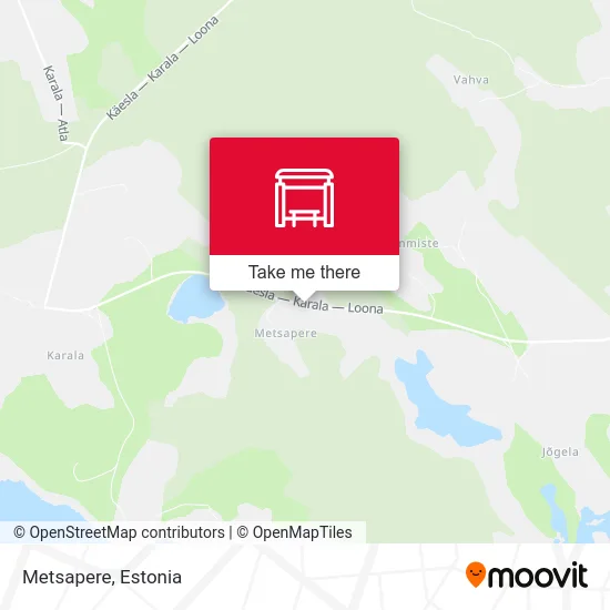 Карта Metsapere