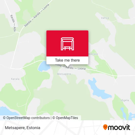Карта Metsapere
